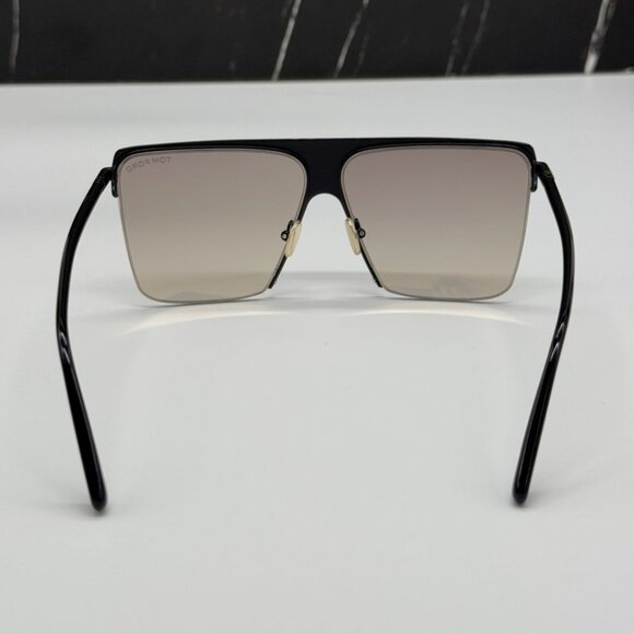 NEW TOM FORD SOFI TF840 01C SUNGLASSES WOMEN SQUARE BLACK EYEWEAR FT0840/S - Picture 9 of 13